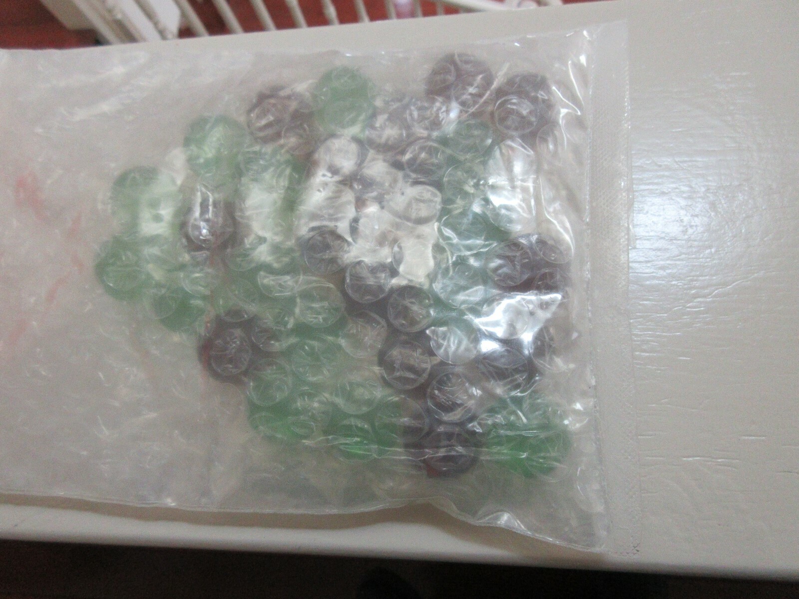 Marbels , Vintage , Lot of 28 , 14 Green , 14 Brown