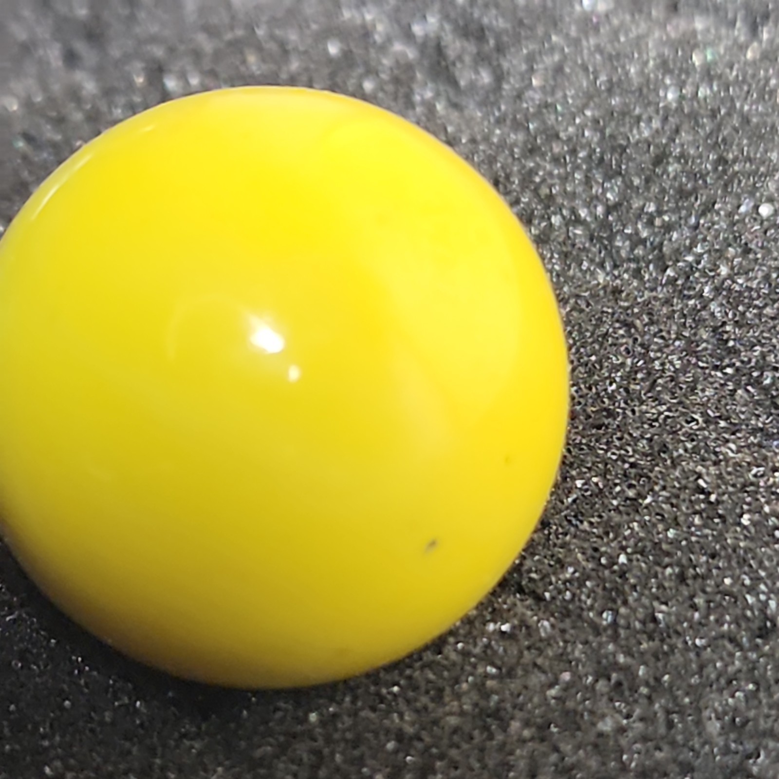 Vintage CAC Rare Yellow Pearl Swirl Christensen Marble