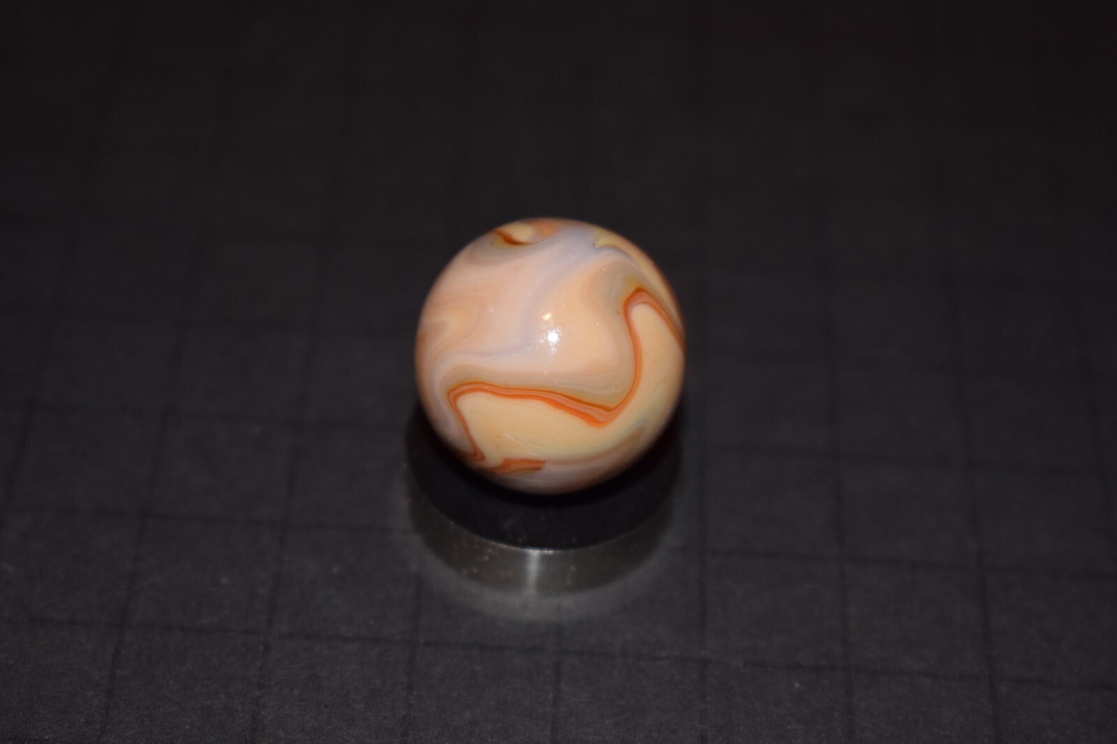 🧐👉HTF JABO classic run swirl collector’s marble, boulder size .953″ MINT👈🧐