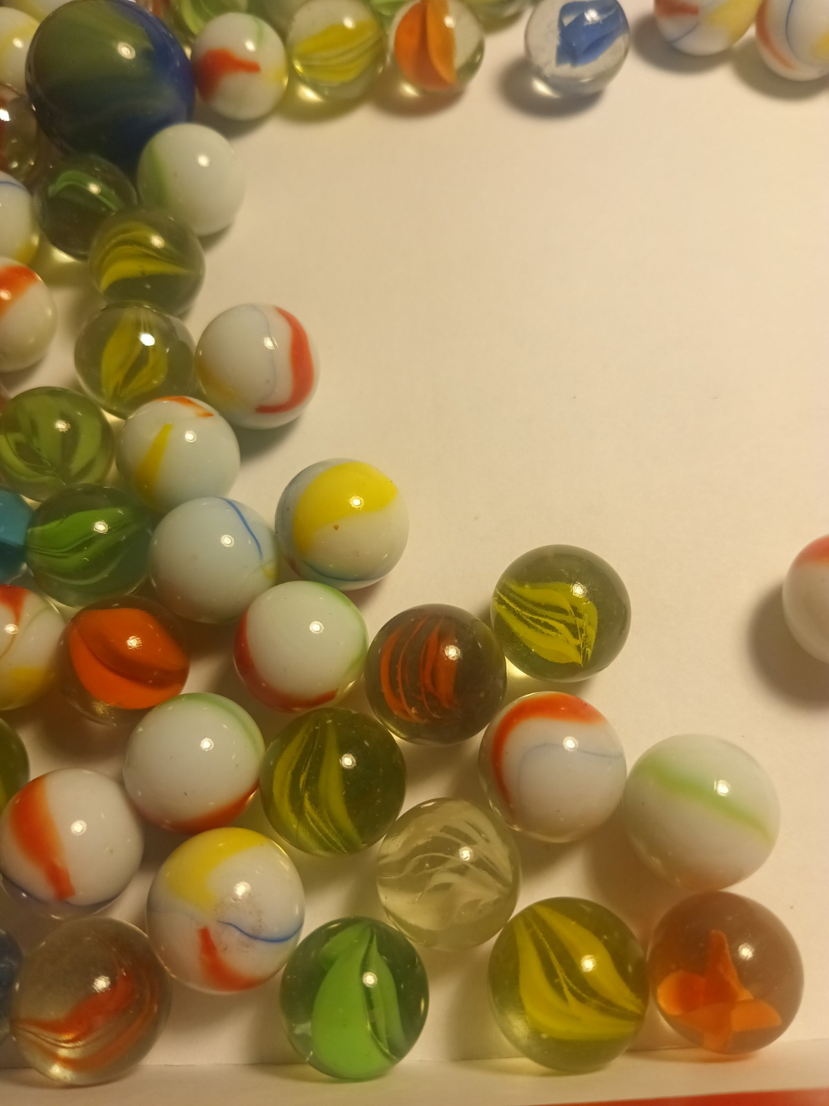Vintage Marbles Lot Of 190 Cats Eye Others Estate Find 2 Lb 7 Oz