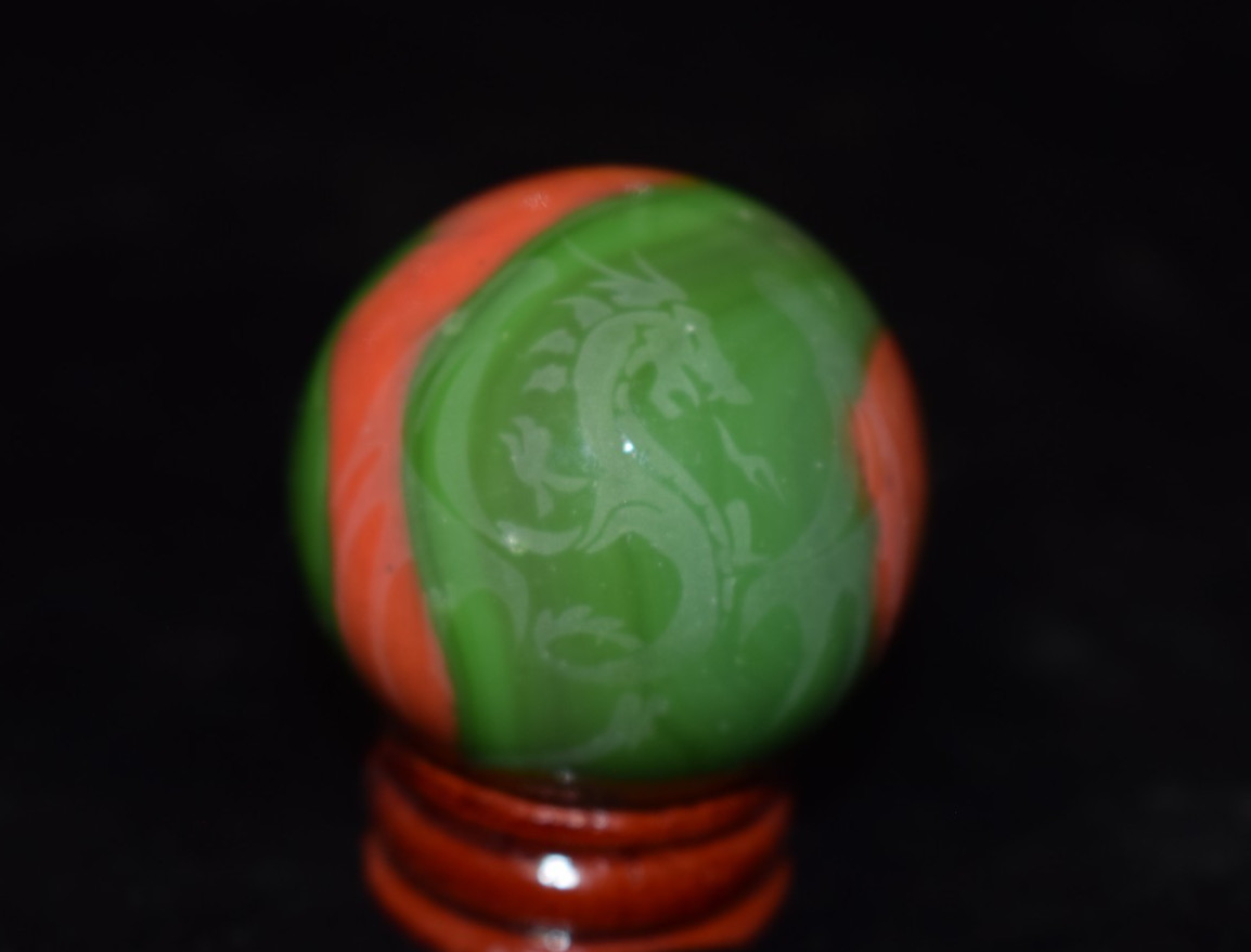 👴👵➖⏩ RARE HTF Retired OLD VACOR DRAGON🔥🐉🔥MARBLE🦶Toe Braker size 1.640=42mm