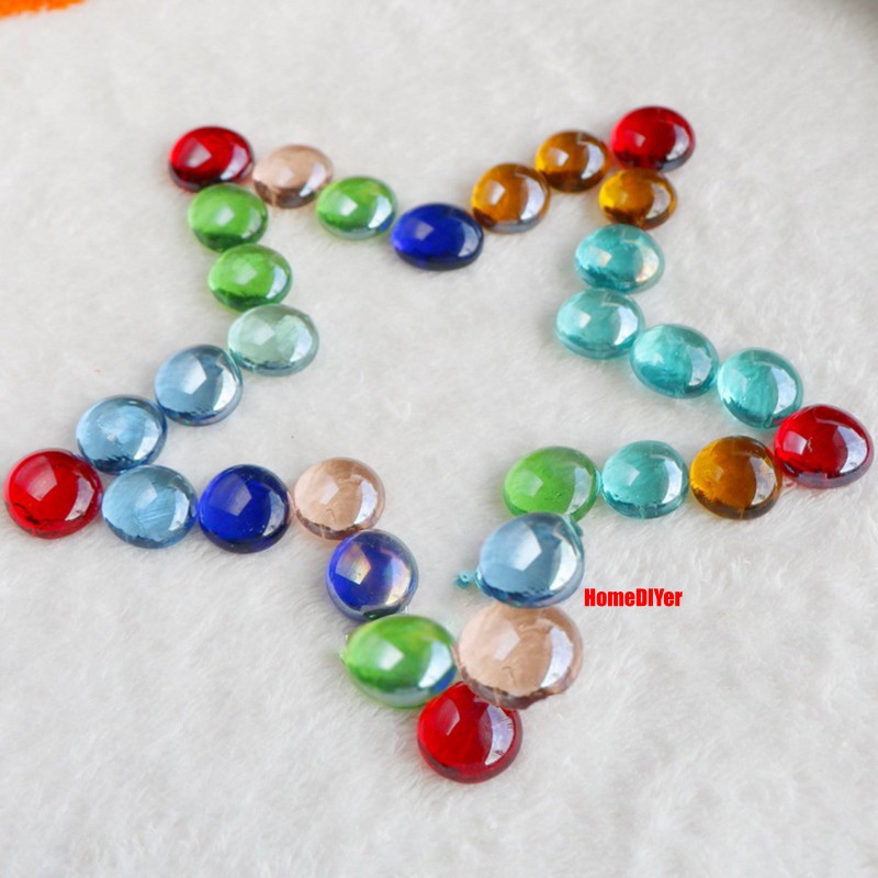 13mm-19mm Flat Red Glass Marbles Ball/Children’s Toys Games DIY Balls/Party Bags