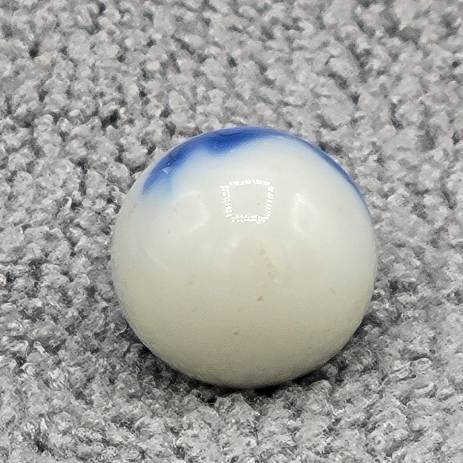 Set Of 2 Uranium Glass Vaseline Glass Marbles UV Glow
