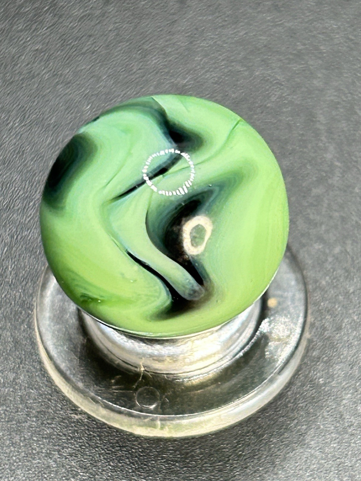 Vintage Alley Agate Pistachio Marble 0.629”