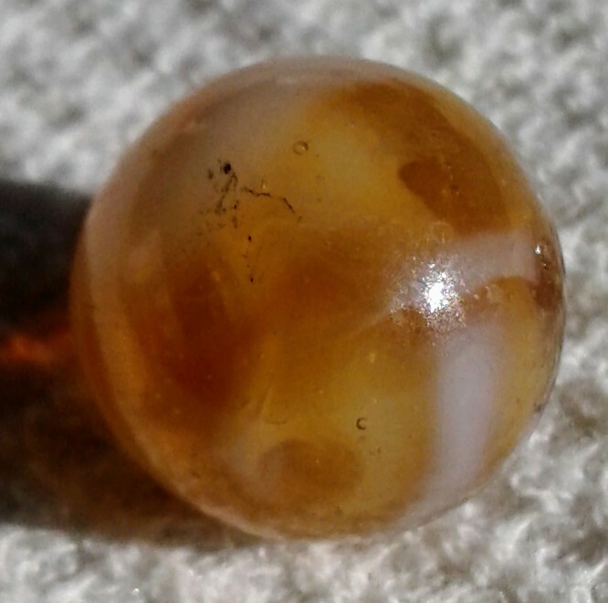 11/16″ CAC Peach Slag In Beautiful Mint Condition Check Photos.
