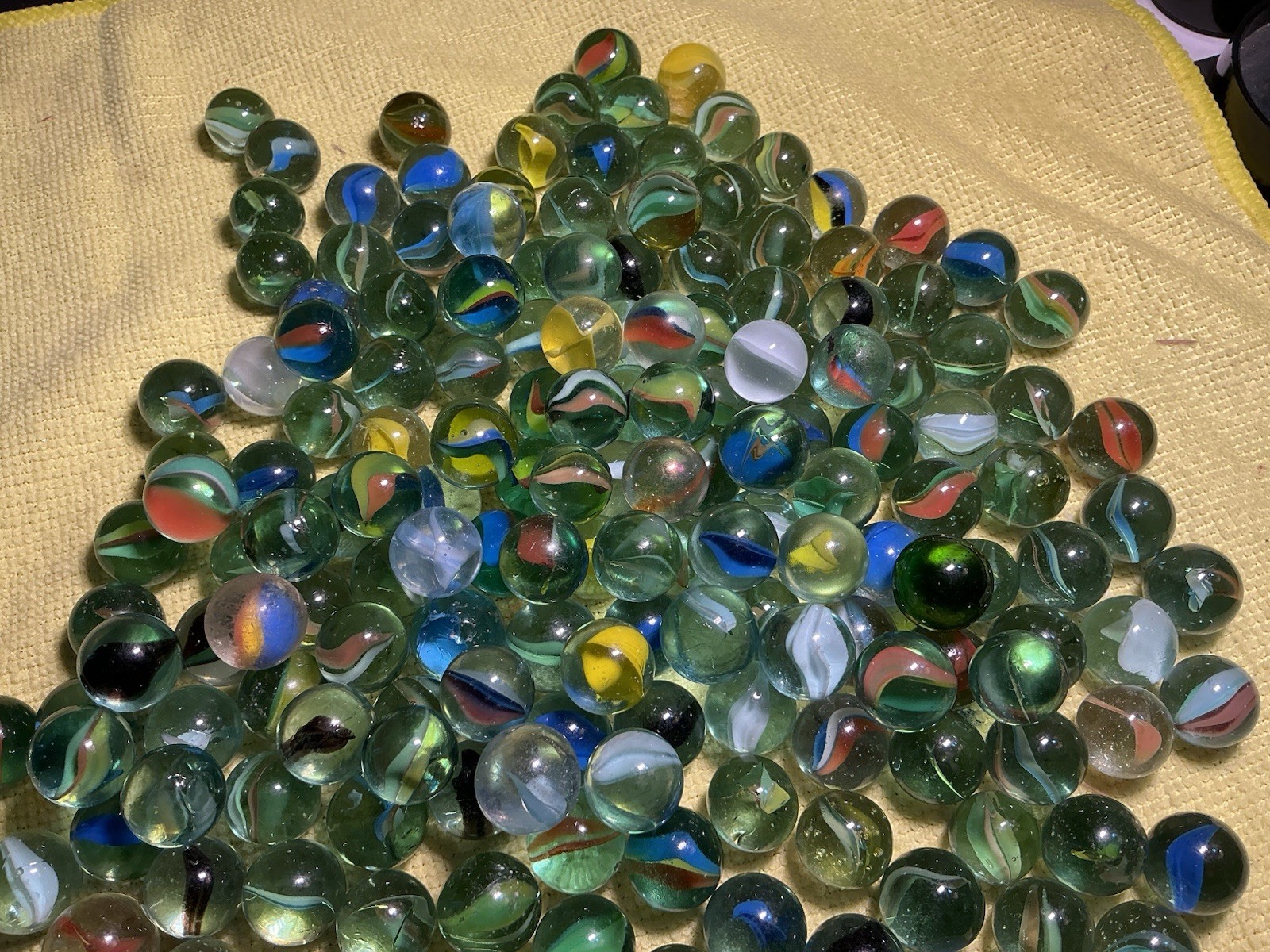 vintage marbles lot 14lbs Mixed