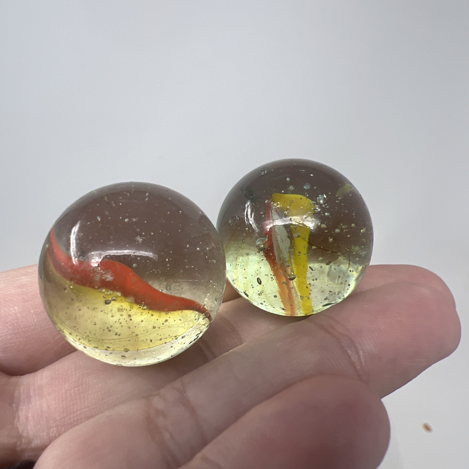 Vintage Cats Eye Multicolor Marble Lot 130+ With 2 Shooters