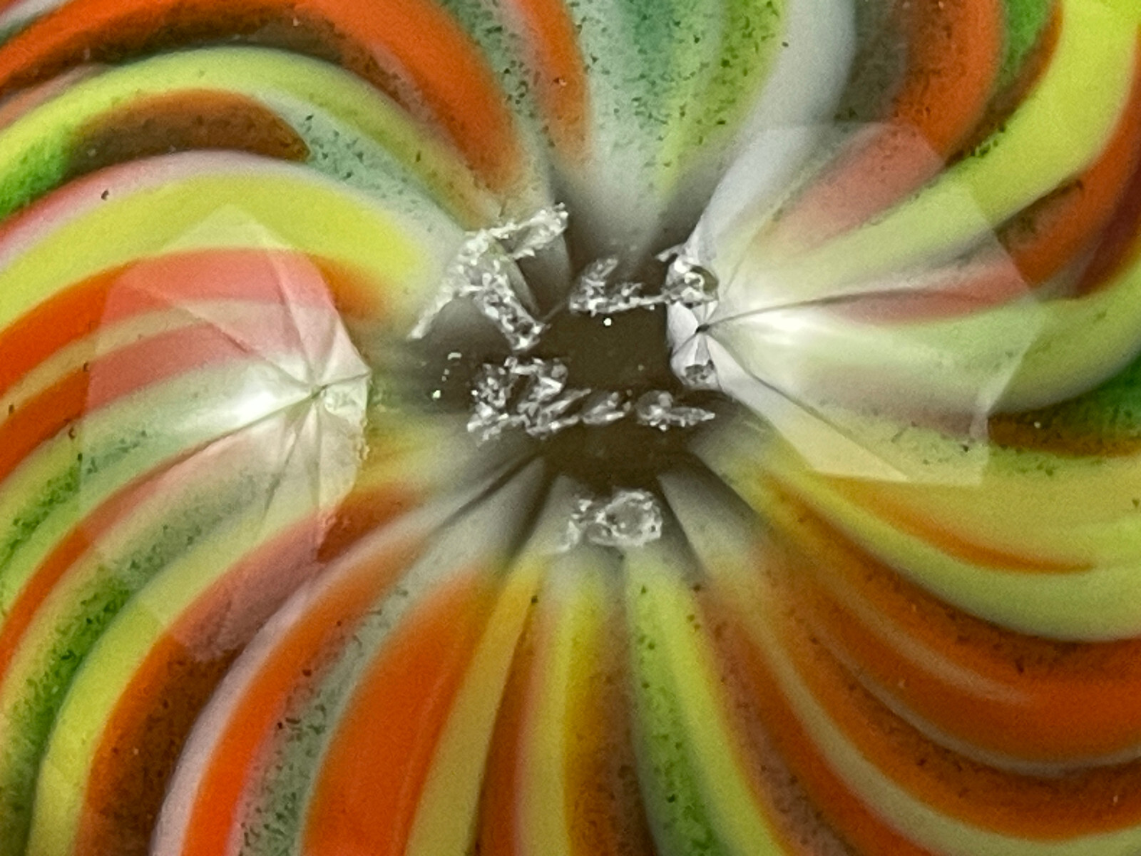 Rick Davis Glass Art Marble 1.48″ Signed #25