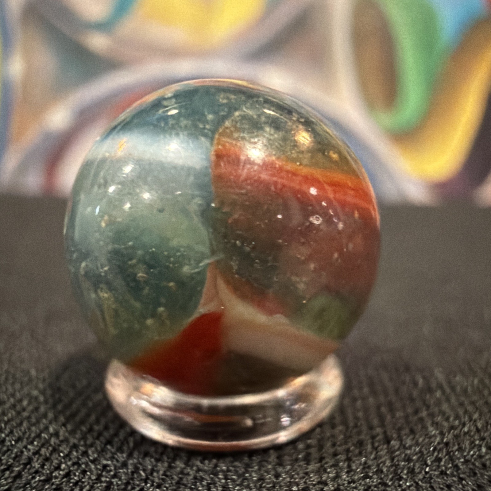 Peltier Glass Swirl Glass national line rainbow 🌈 NLR marble lot 15