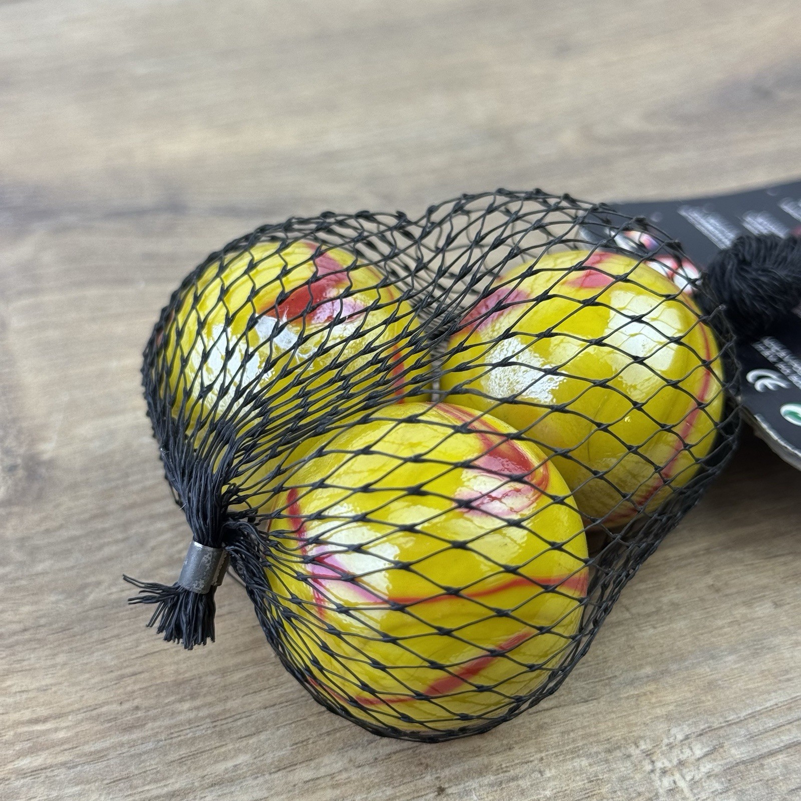 4 Net bags Vacor de Mexico – Bear – Parrot – Morelia – Sun Boulder marbles