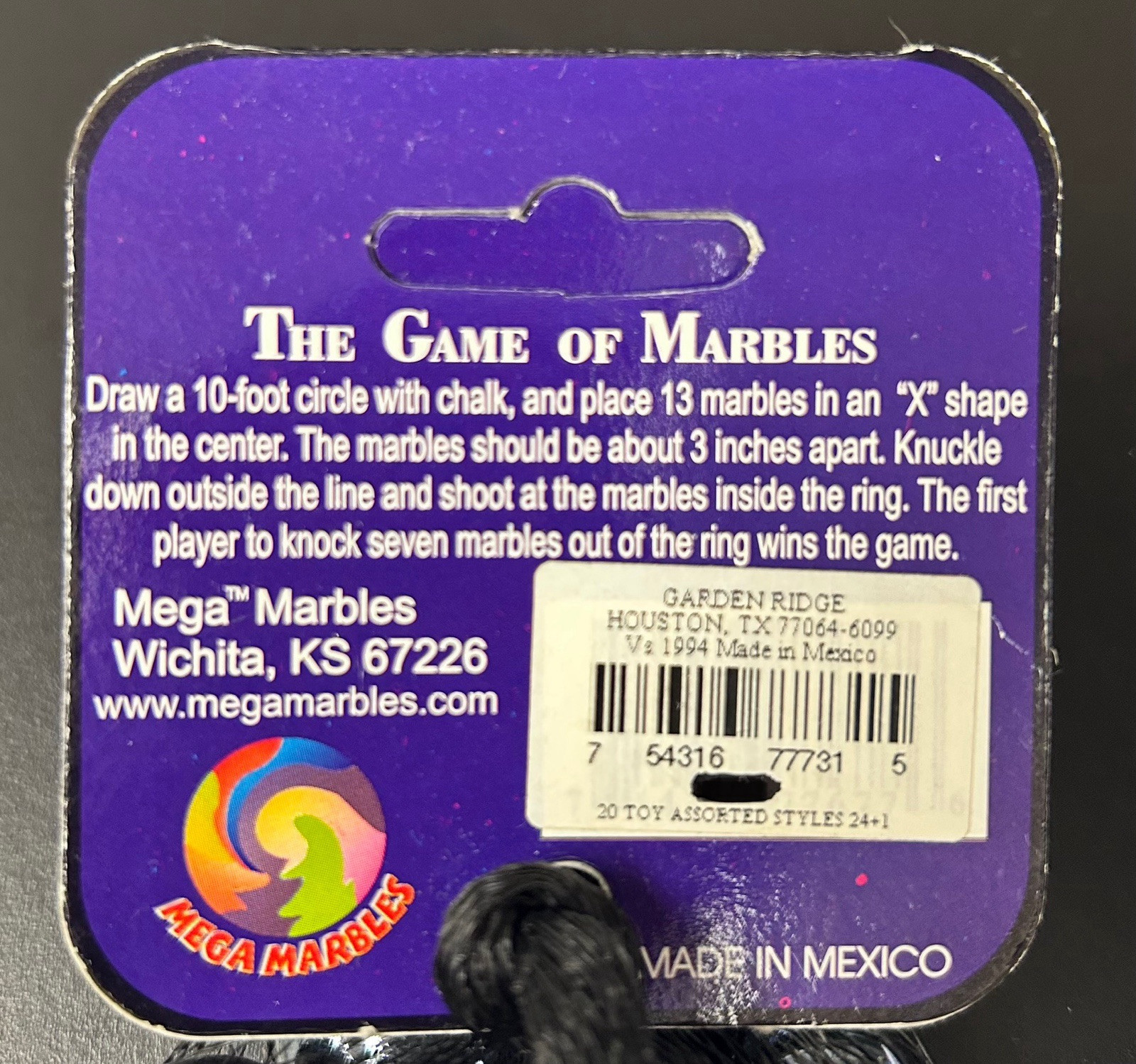 Steely Torpedo Mega Marbles Net Bag 24 Players 1 Shooter Retired Set (2004-2006)