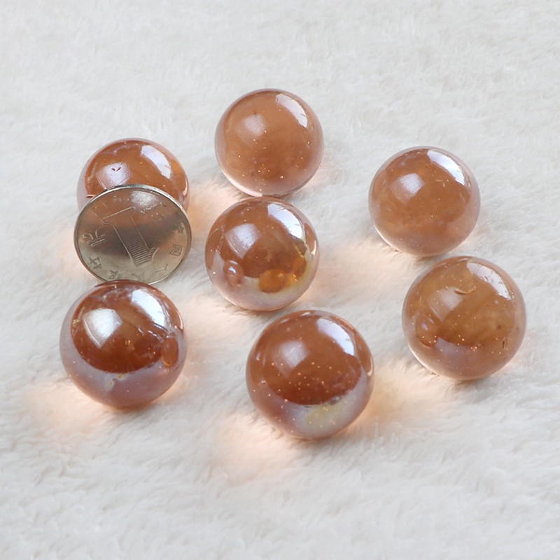 25mm Glass Marbles Glass Round Beads Vase Fish Tank Decoration DIY Toy Game
