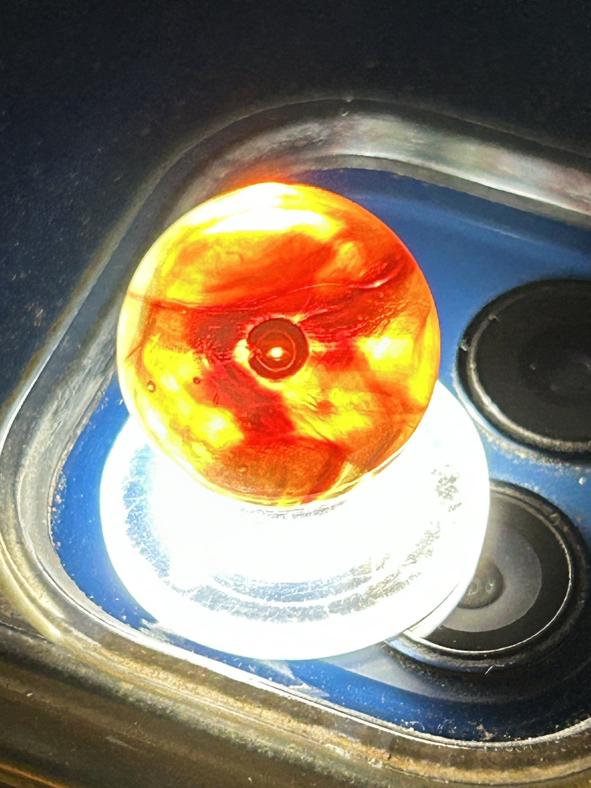 Vintage Alley Ghost Marble 0.591”