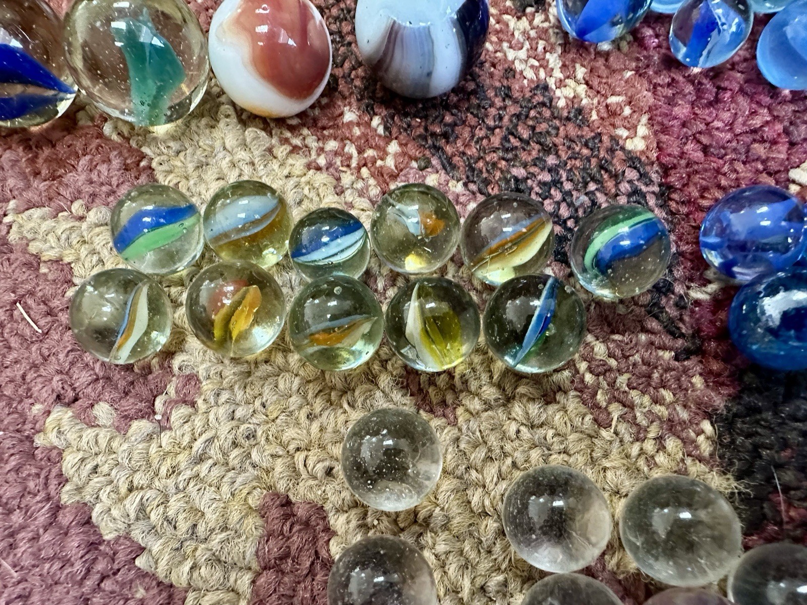 Antique & Vintage Mixed Marble Lot 150+ Marbles Great Old Collection