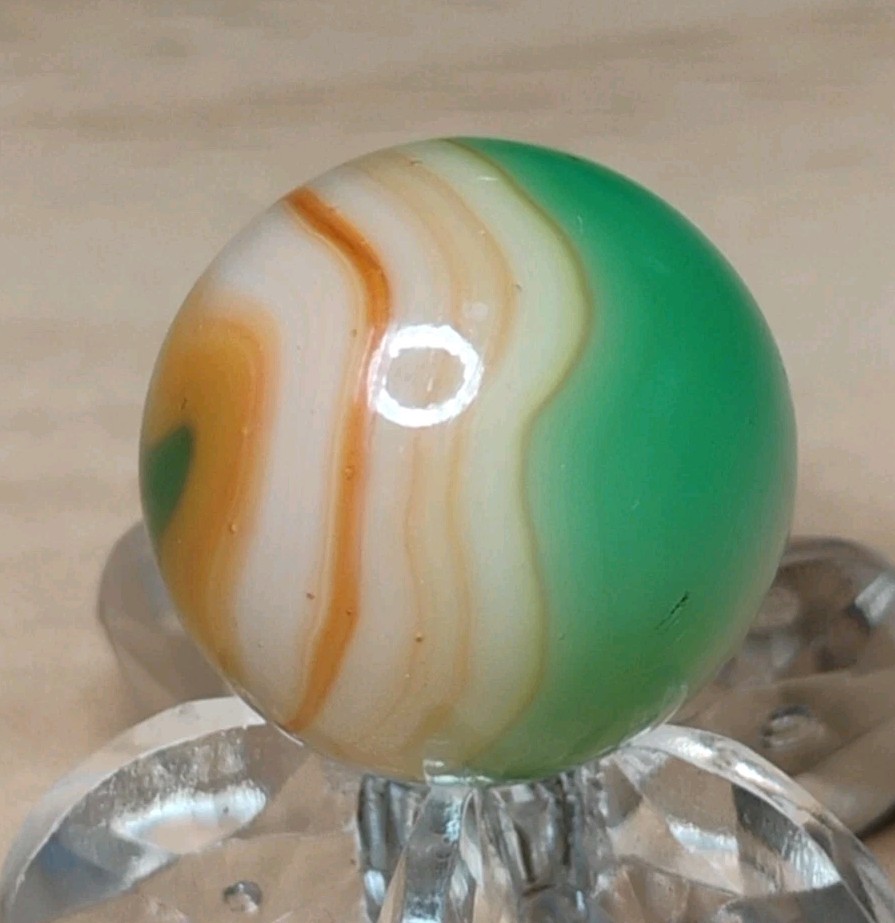 .60″ STUNNING VINTAGE MARBLE KING/VITRO MARBLES🔥RARE HTF MINT-