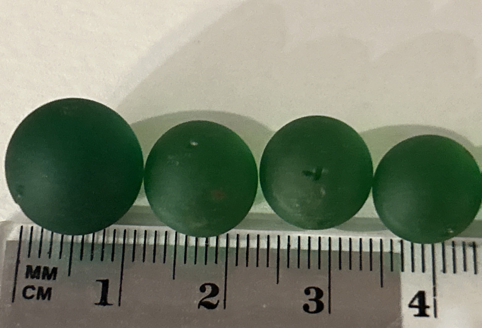 Lot Of 27 Tiny Antique Marble- 24 Green, 1 Orange, 2 Multi **Read