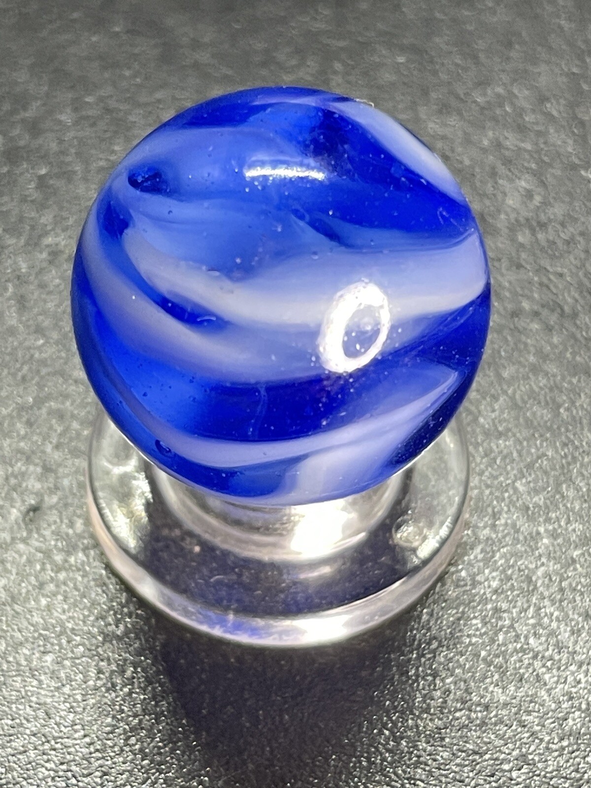 Swirl Marbles Blue Alley Swirl Marble Vintage Marbles 0.709”
