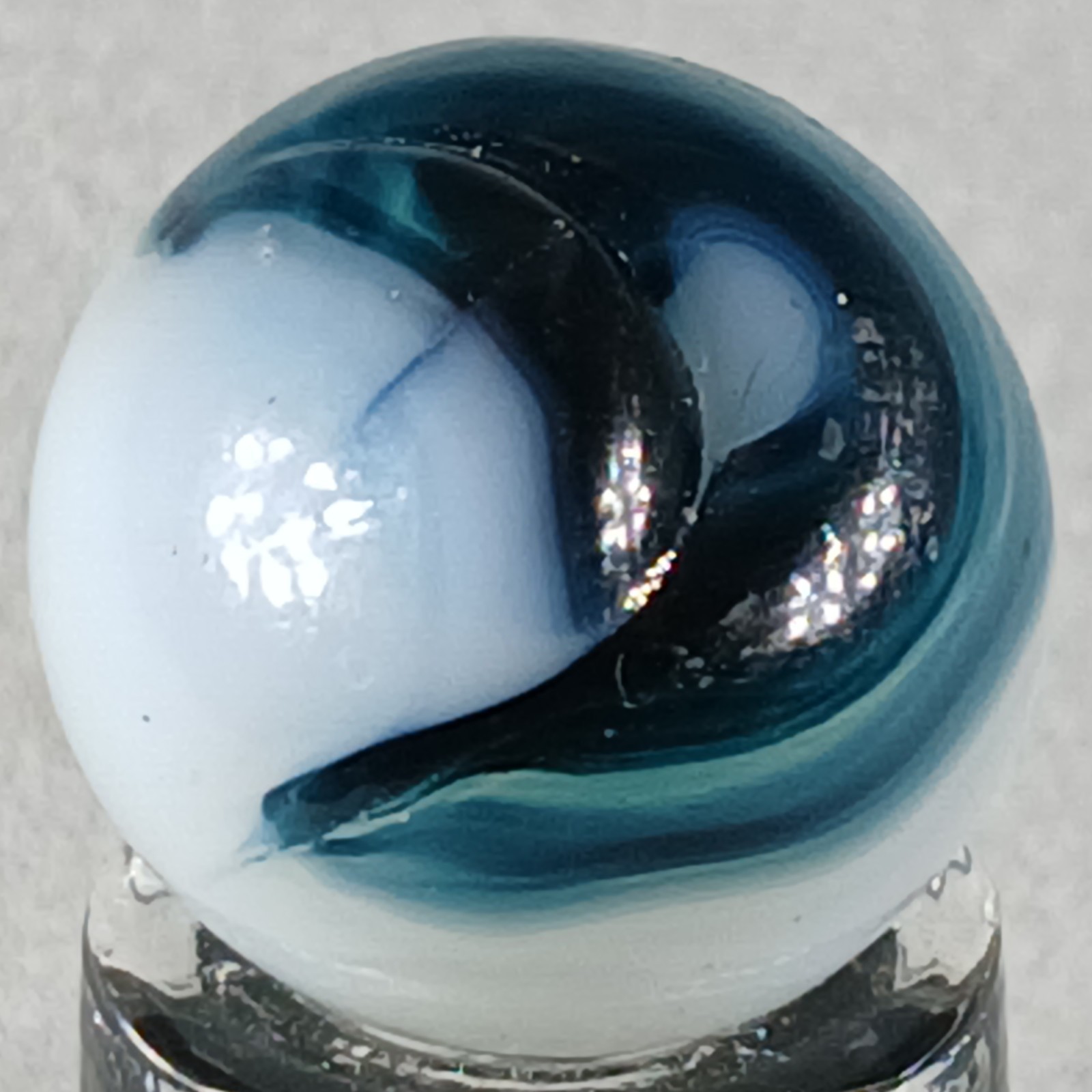 Small Jabo Swirl Marble .52 Inches Near-Mint Condition Combined Shipping