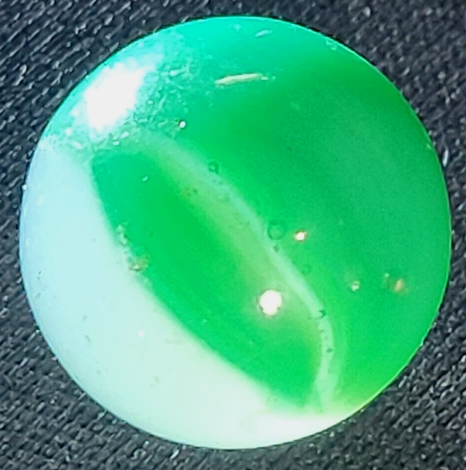 MASTER GLASS CO. MARBLES 0.63 COMET HEMET TRANSLUCENT WHISPY NM + – 3B/26