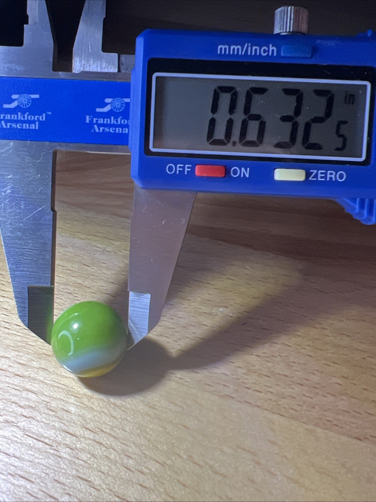 Vitro Easter Egg Marble Vintage Marbles 0.591”