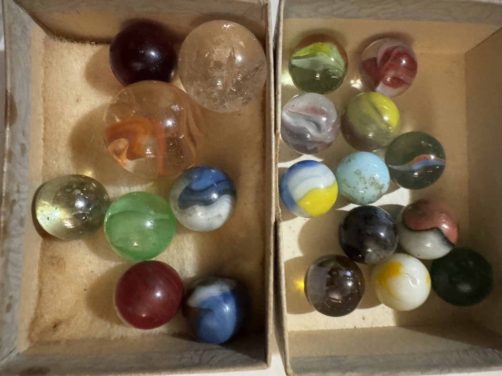 Antique / Vintage Marbles LOT (20) + (15) Various Brands collection A+++