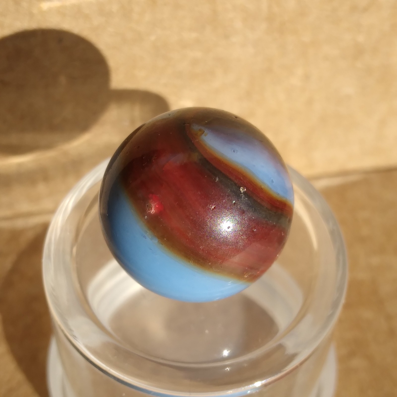 0.61″ Vintage Marble- Peltier Kokomo Vitro Akro Christensen