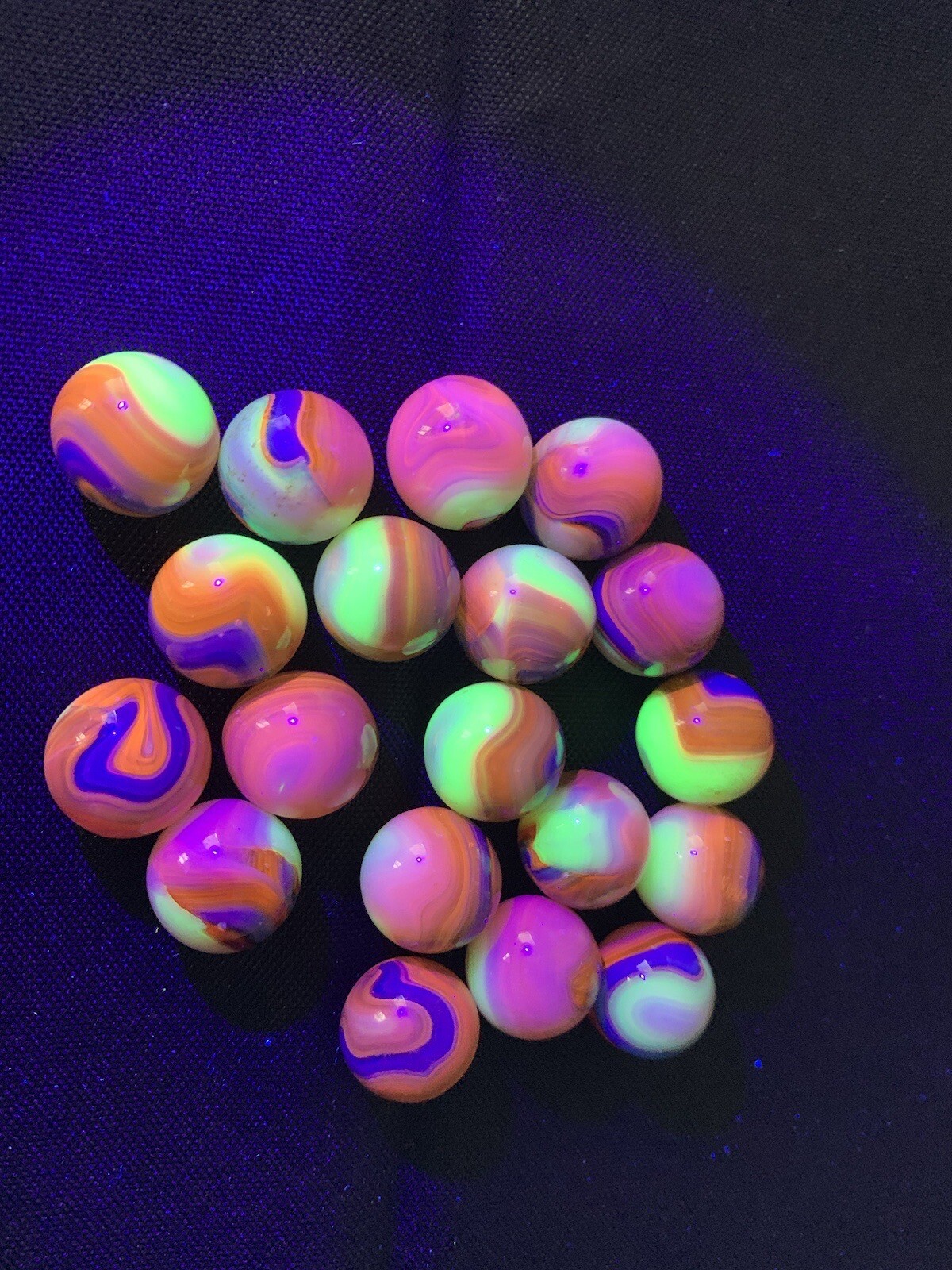 (10) Uranium Cadmium 5/8 Marbles UGW! Let’s Go 🦾🦾🔥