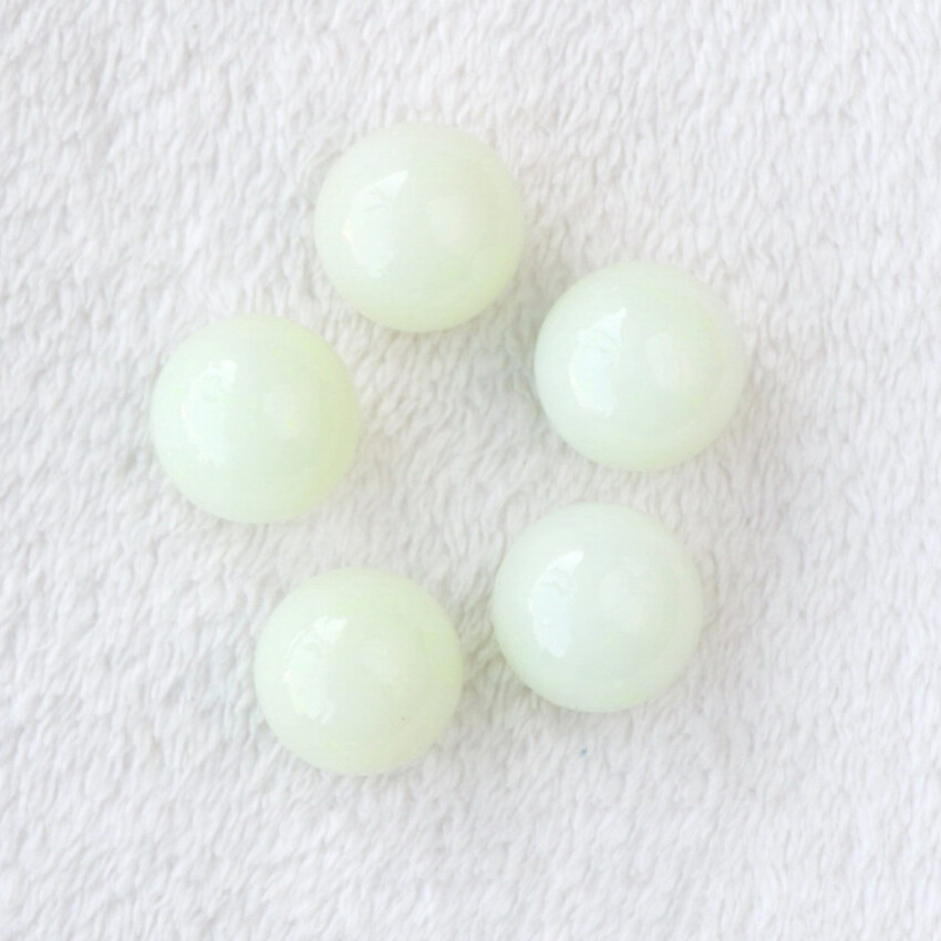 25mm Glow-In-The-Dark Glass Balls Night Pearls Marbles Vase Fish Tank Decoration