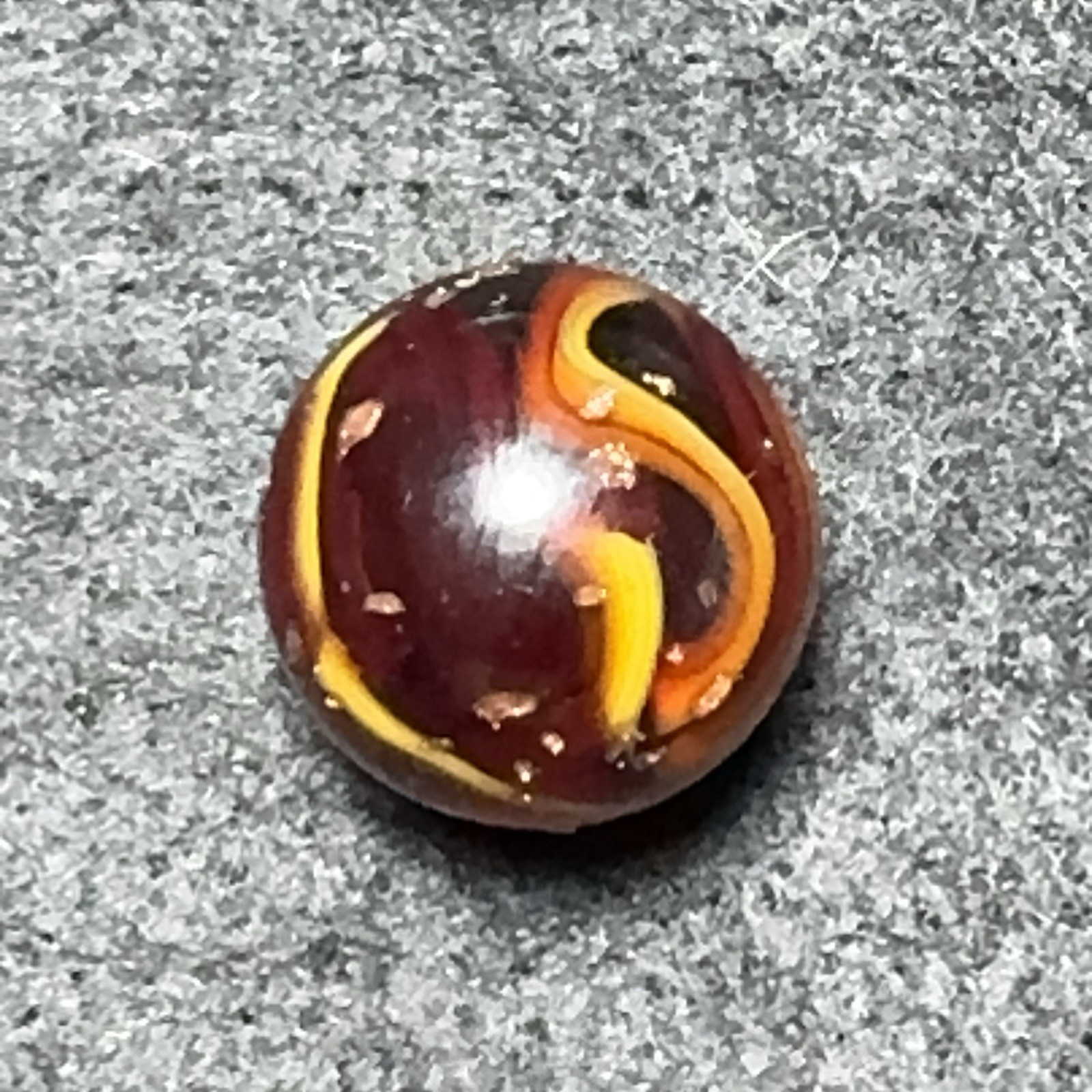 Dave’s Xmas Run Marble Size .72 +/- (3326) Gold Nov 20, 2014