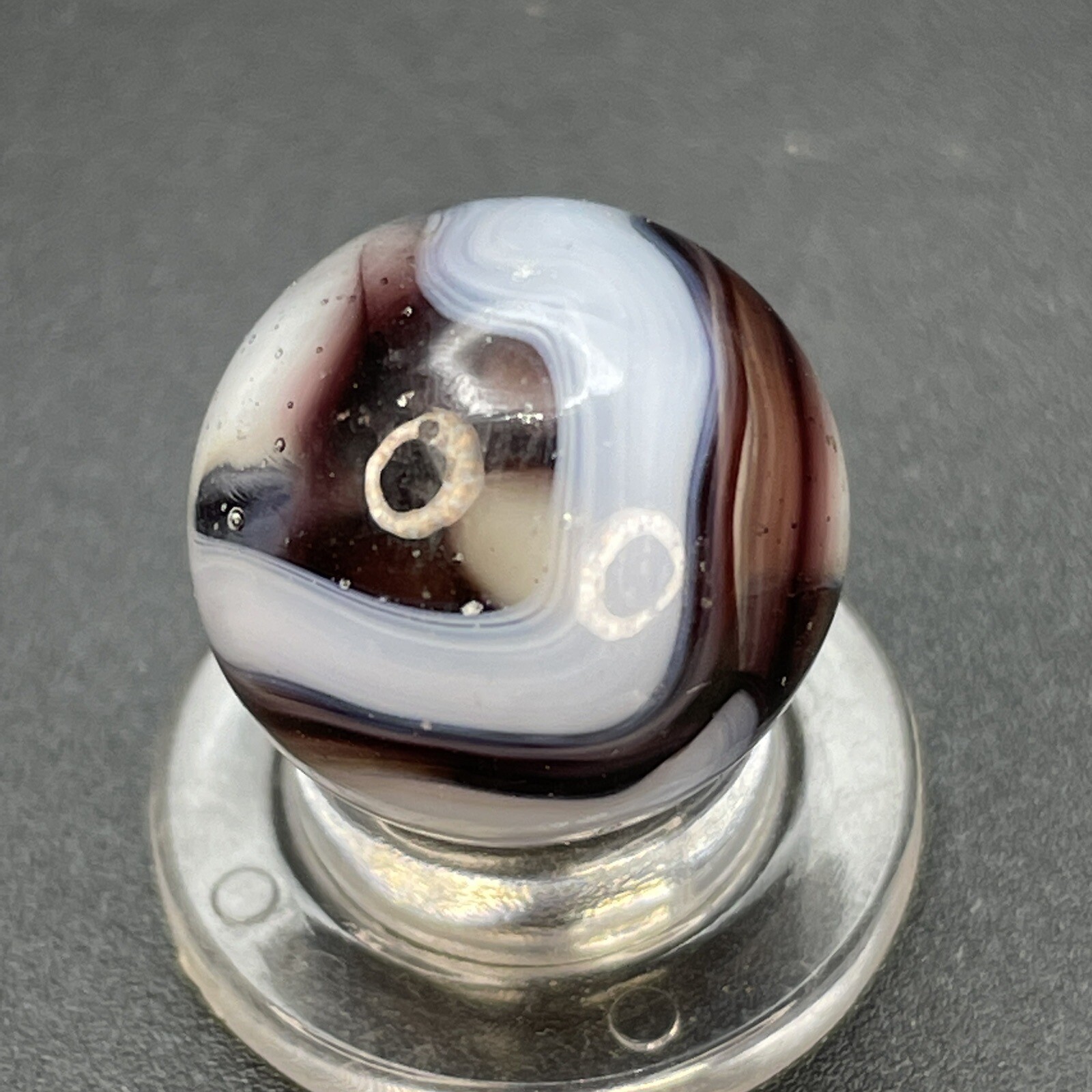 Heaton or Ravenswood Swirl Marble Other Swirl Mystery Vintage Marbles 0.551”
