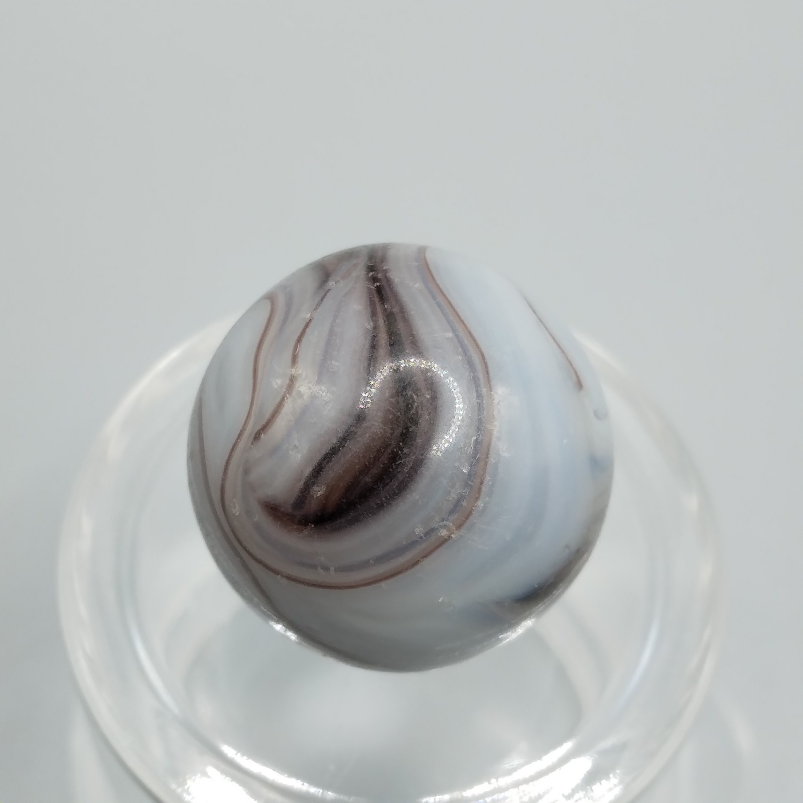 0.61″ Vintage Marble- Alley Ravenswood Heaton Champion WV Swirl- Quick List #Q31