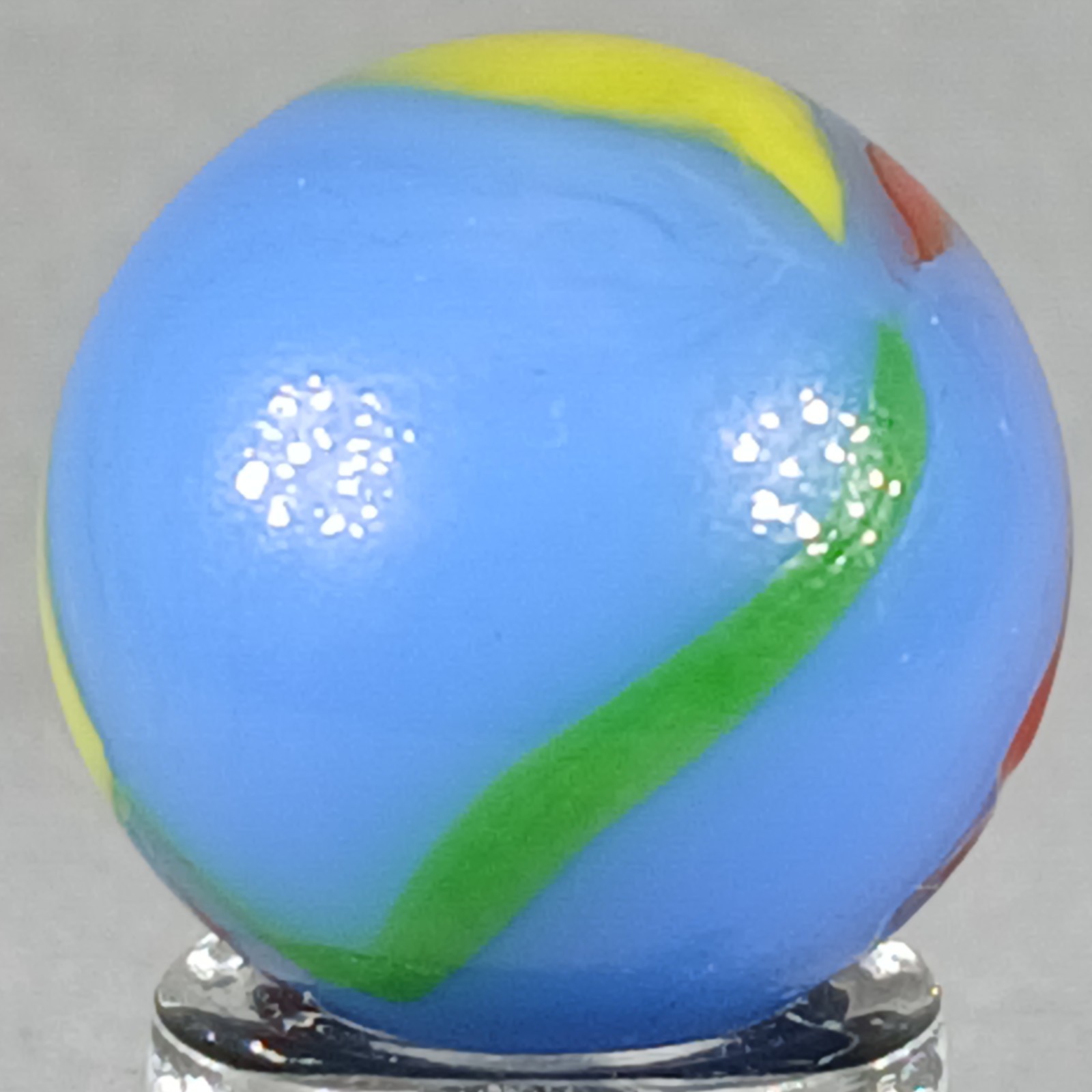 Vintage Imported Patch And Ribbon Marble .61 Inches Near-Mint Condition