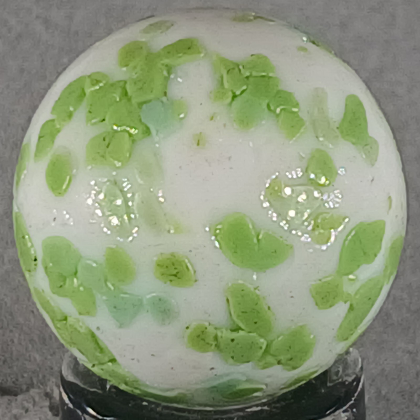 King Marbles White Cosmic .62 Inches Near-Mint Condition Combined Shipping