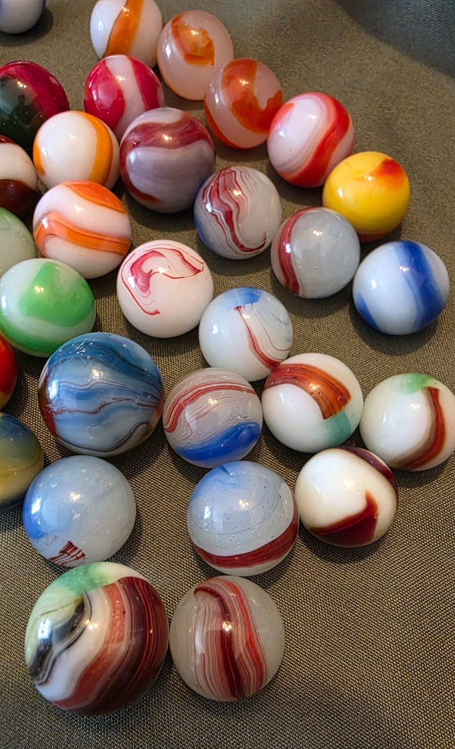 Vintage Lot Akro Corkscrew Marbles M/NM Corks Ox Patch and More Lot 1 +Free Ship