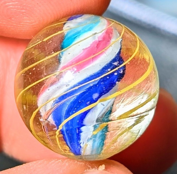 23/32″+ Tornado Precision Caged Solid Core German Handmade Marbles As-Made MM