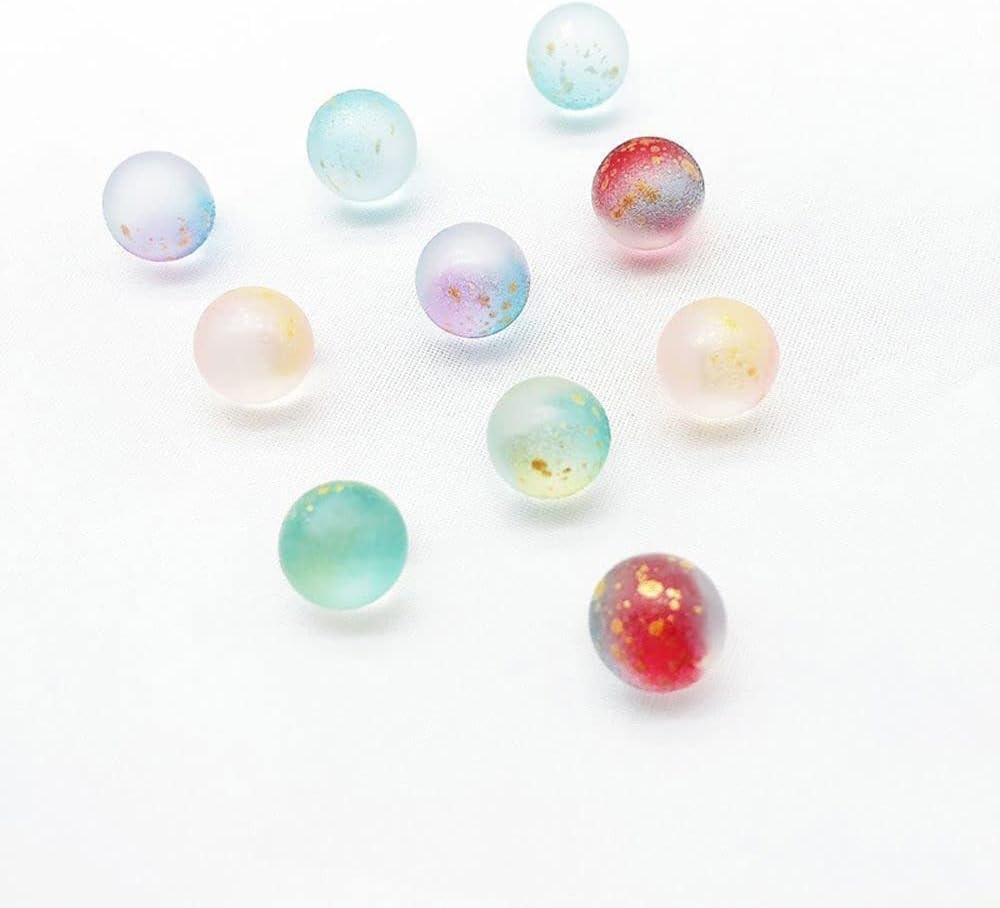 20Pcs Purple Luminous Glass Marbles – Colorful Marbles for Vase Filler, Fish Tan