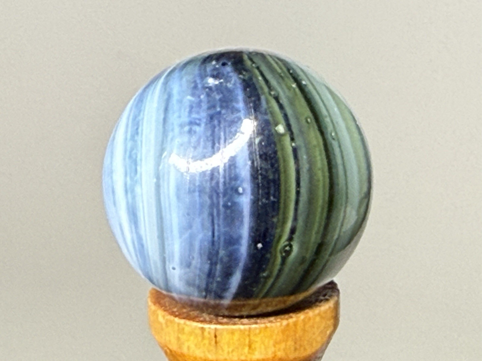 Lot Of 3 Master Brushed Patch Marbles .62” To .64” NM(+)