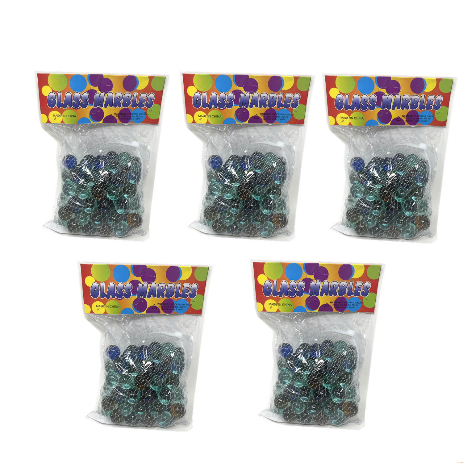 500 Glass Marbles 6 lb Glass 5/8″ 16mm Toy Sling Shot Ammo Bulk Wholesale Lot