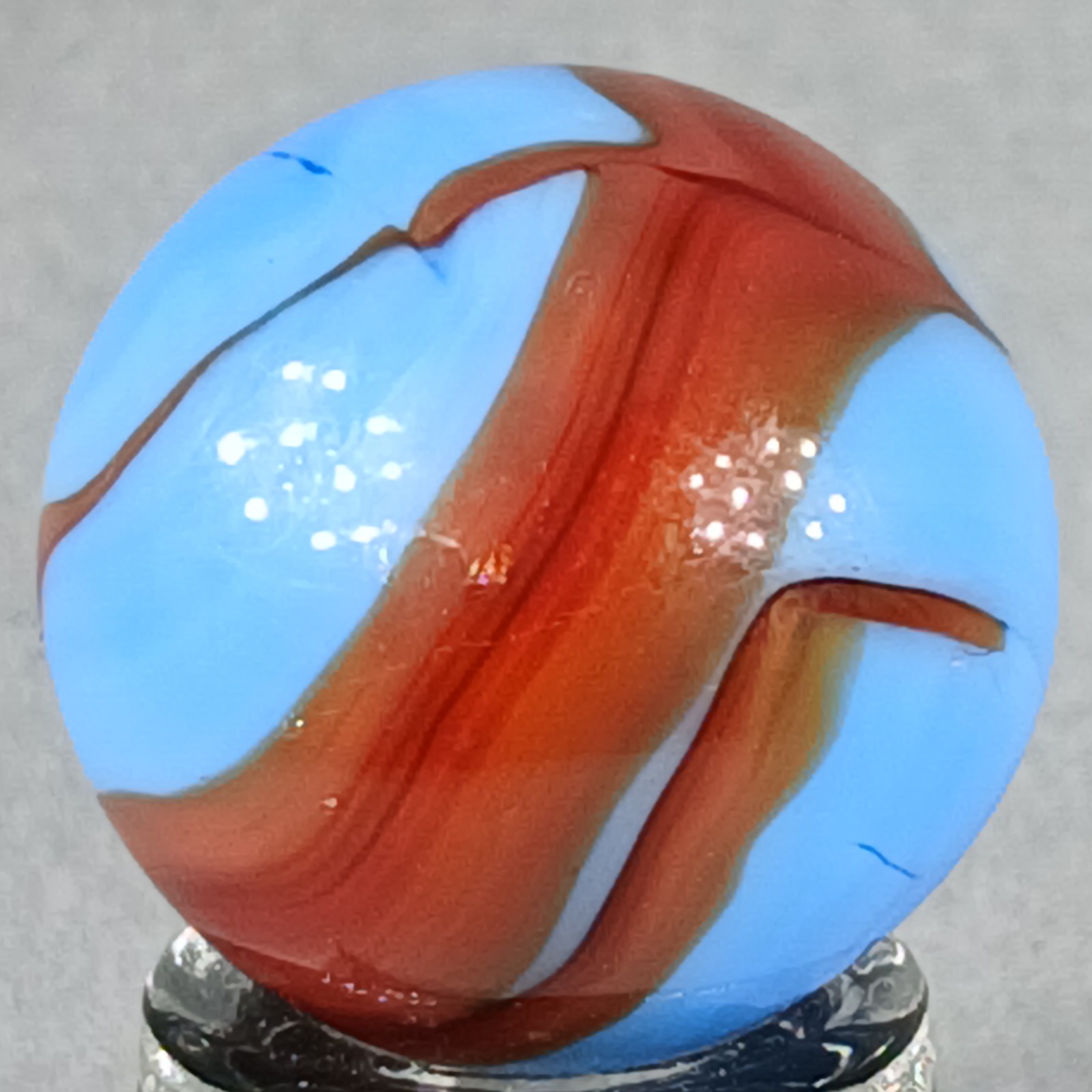 Vintage Christensen Agate Co. Swirl .62 Inches Near-Mint Condition