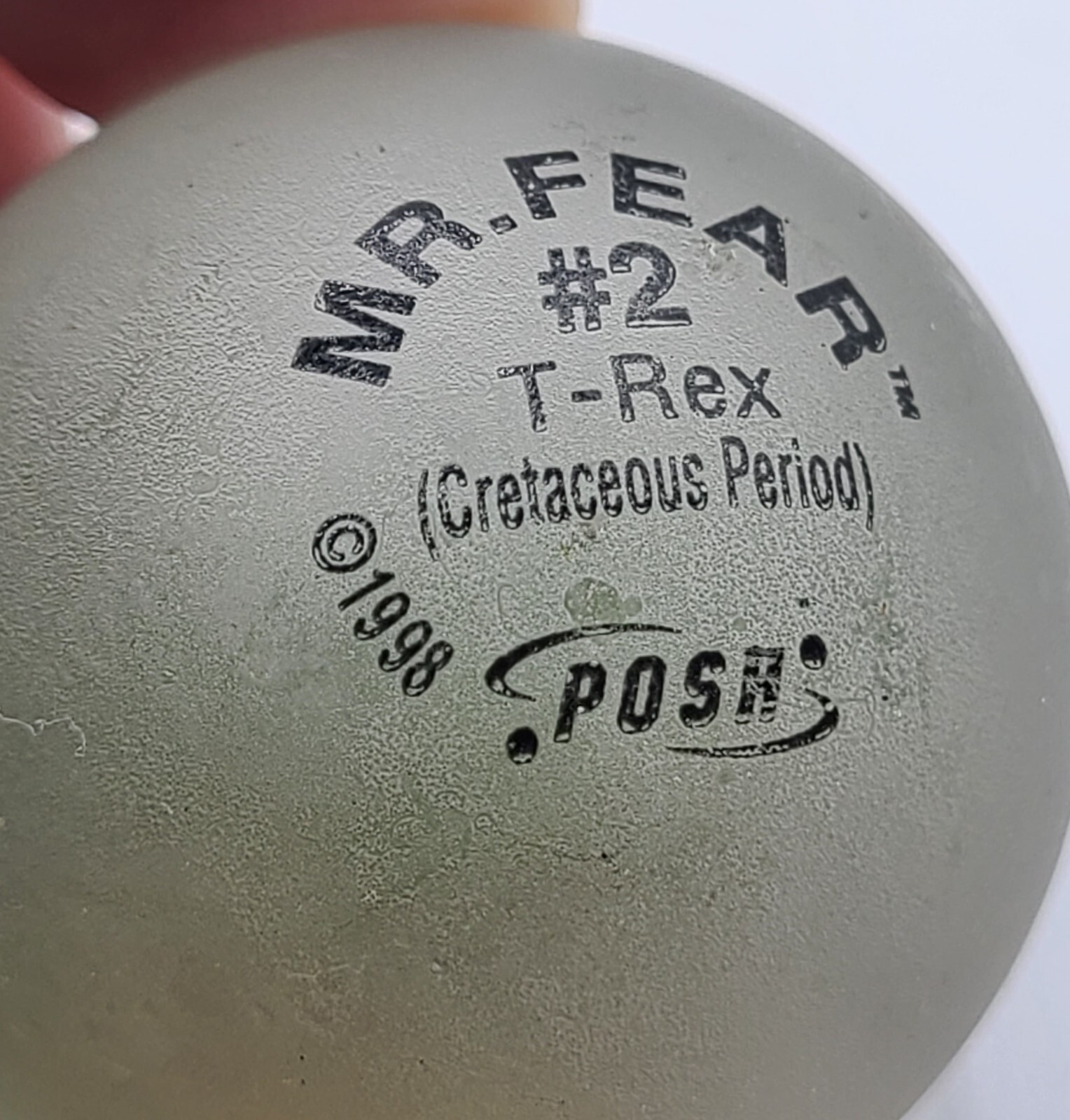 VTG Posh Marbles 1.25″ 1998 Razor Piranha #20 Capone Raccoon #57 Mr Fear #2 TRex