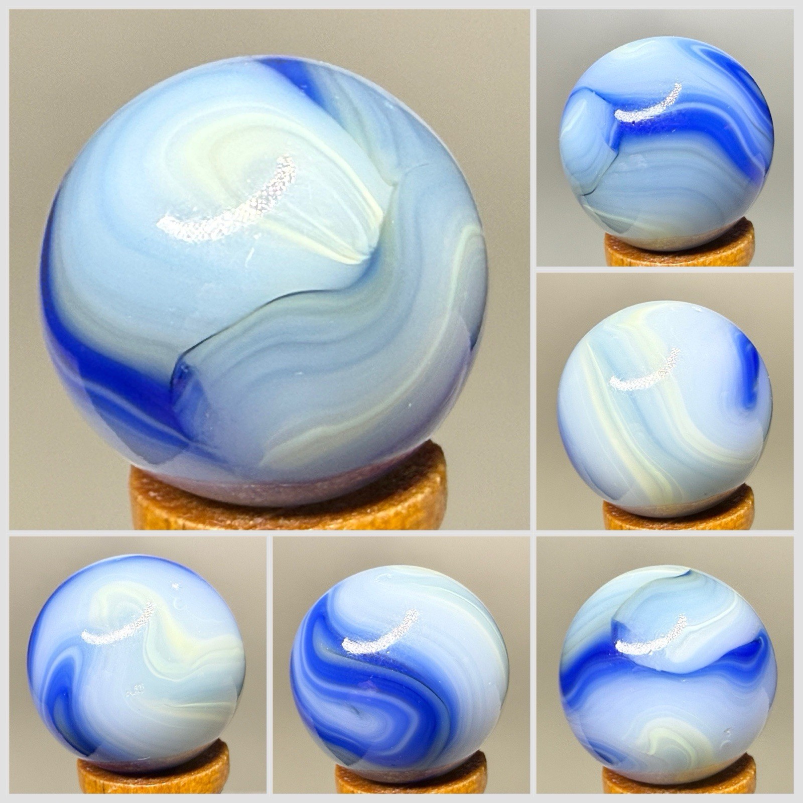 Alley Champion Ravenswood Heaton West Virginia Swirl Marble .64” NM