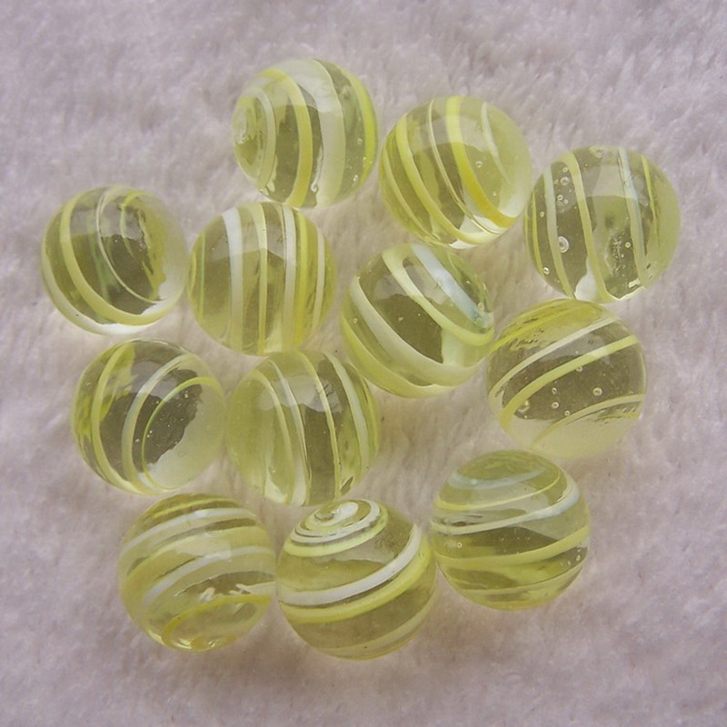 16mm Glass Marbles Glass Beads Ball Fish Tank Vase Decoration Kids Toys Game