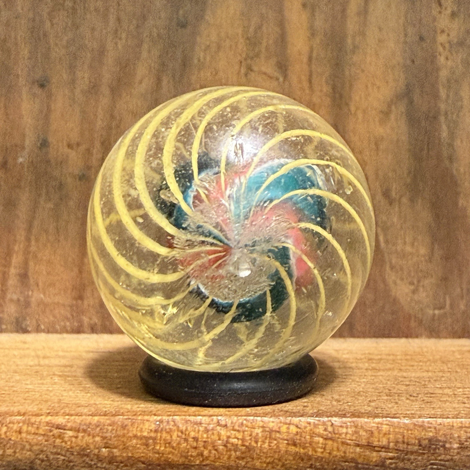 Antique Handmade Caged Divided Core Shooter Marble 3/4” Near Mint(+) | 329