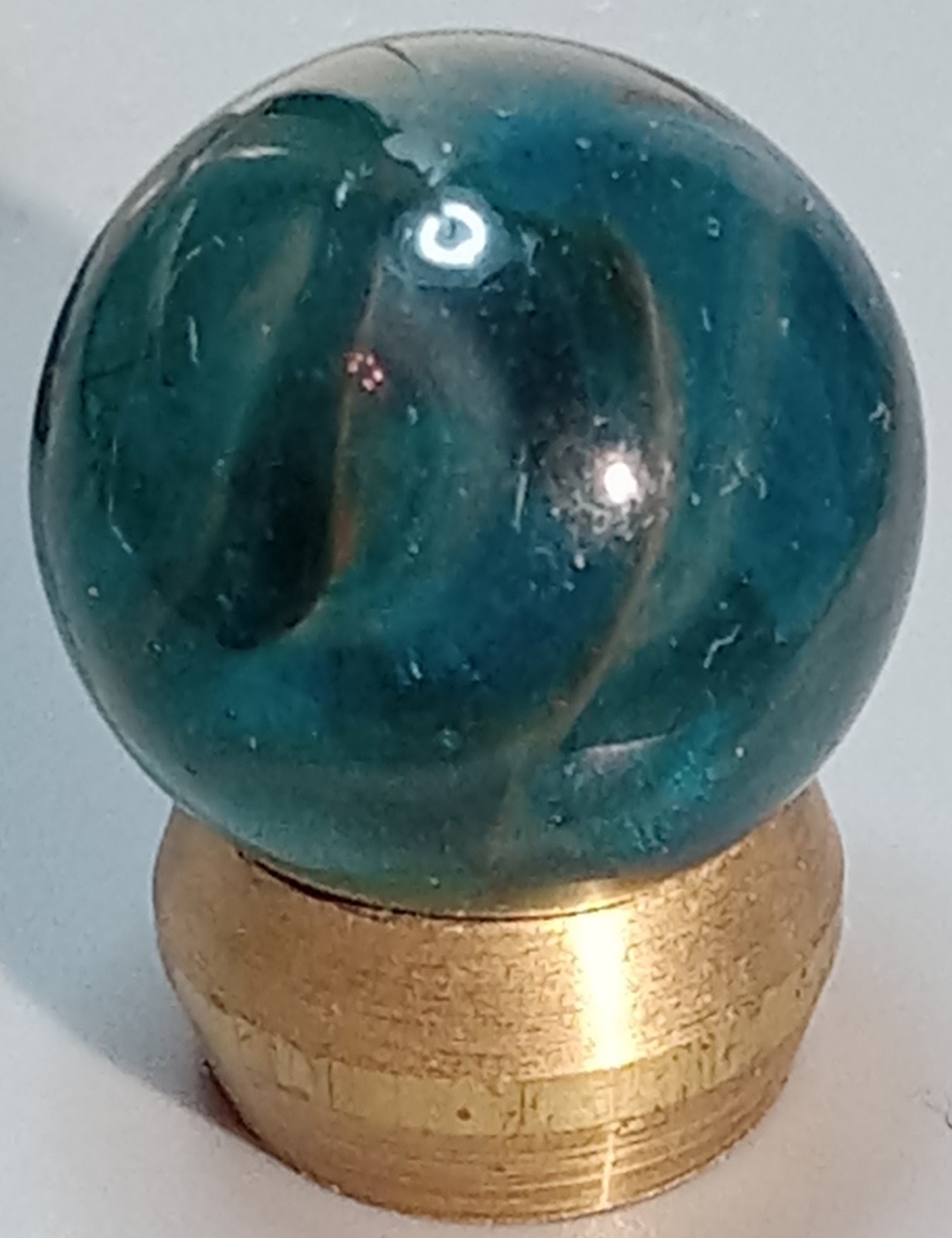 SCARCE LIMITED PRODUCTION Davis Marble Works WV Swirl Pennsboro 1947-48 DAZZLING
