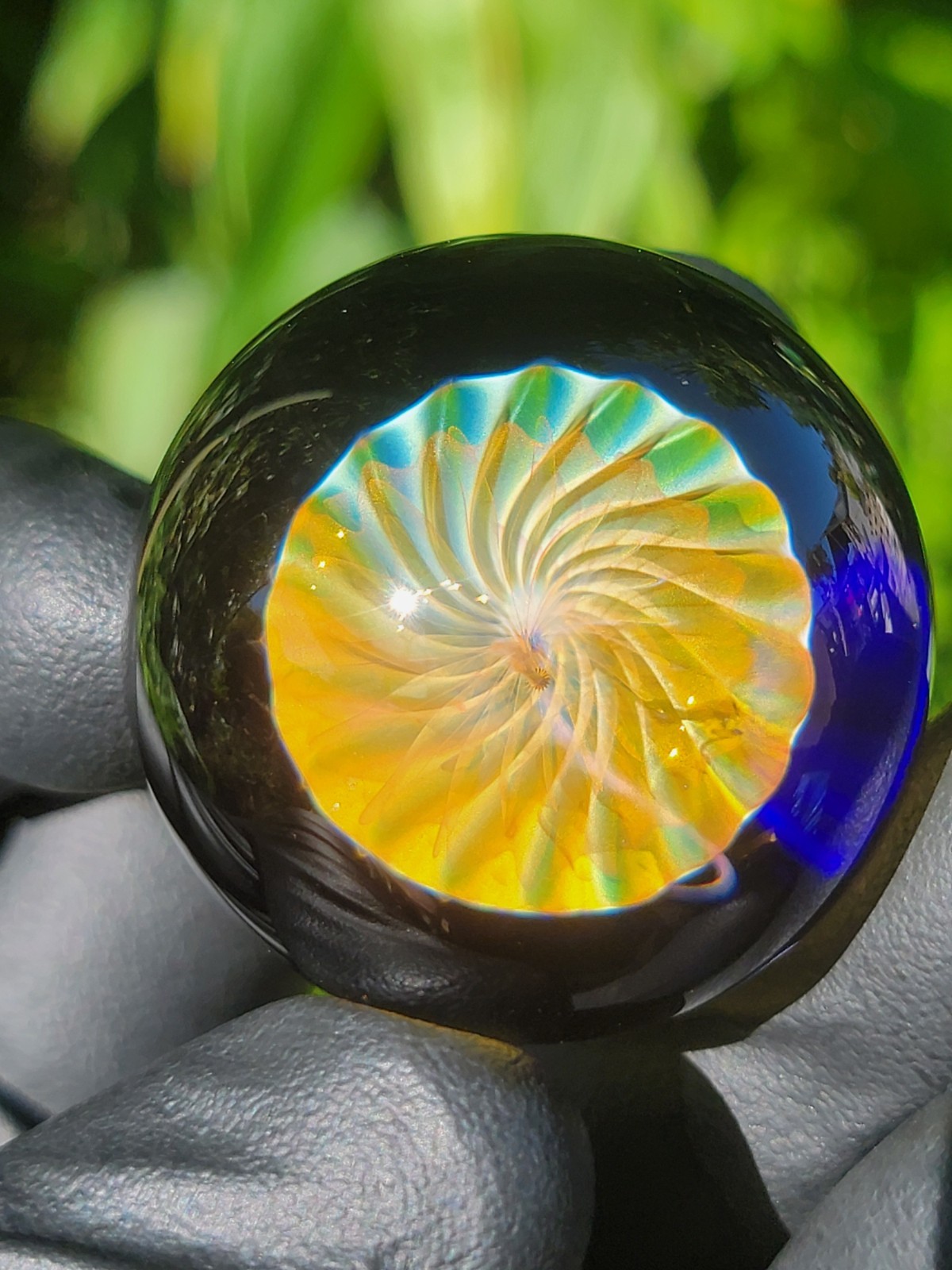 1.48″ Handmade Marble by ~Ethan lesch~ Borosilicate, boro, artglass, art, glass