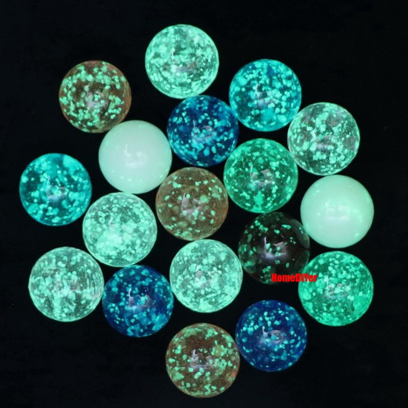 16mm-30mm Glow In The Dark Shooter Glass Marbles Ball Craft Decoration Glow-Ball
