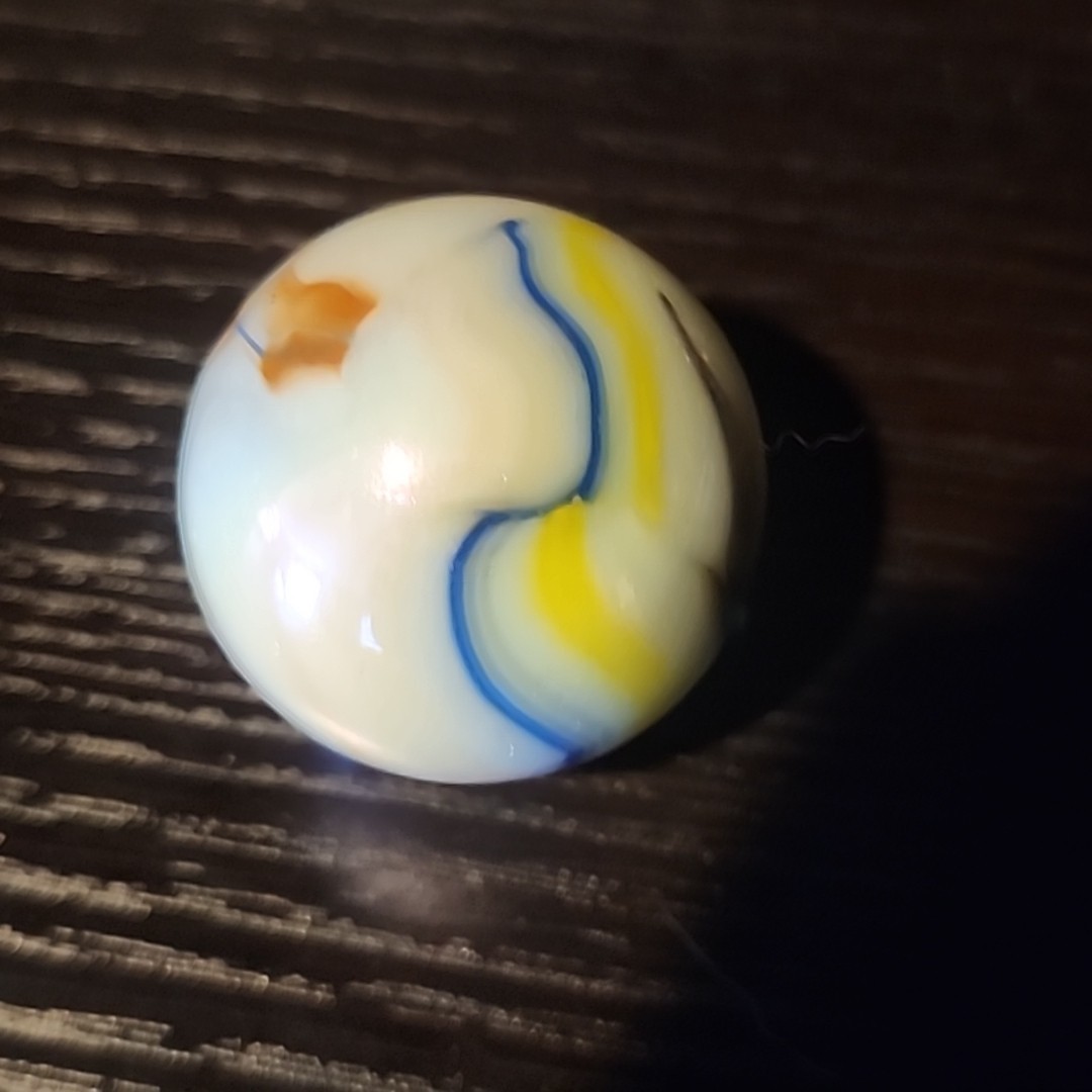 Large Vintage Boulder Marble 34.8mm In Diameter Swirl – Unknown Maker