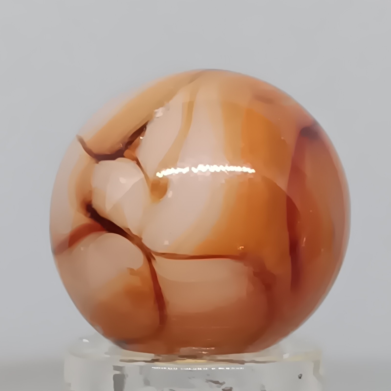 Vintage Champion Swirl Marble .61 Inches Near-Mint Condition