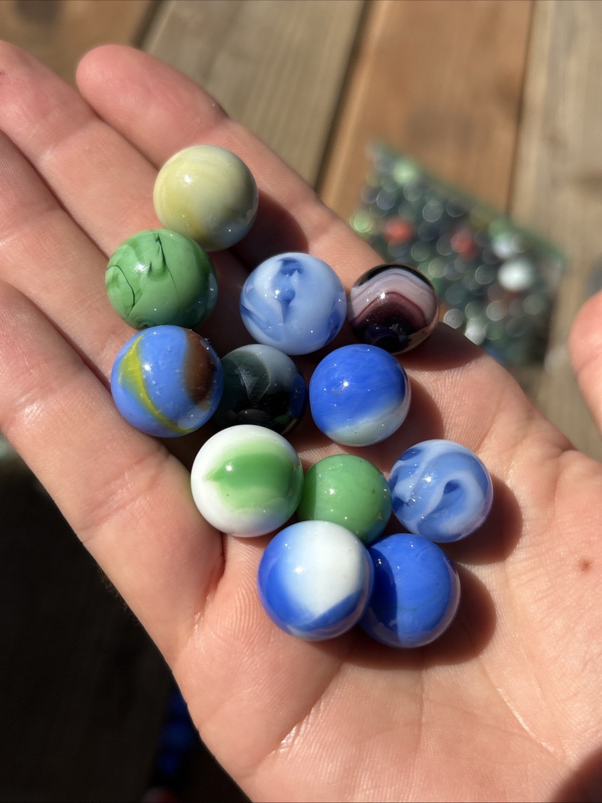 Vintage Mixed Marble Lot