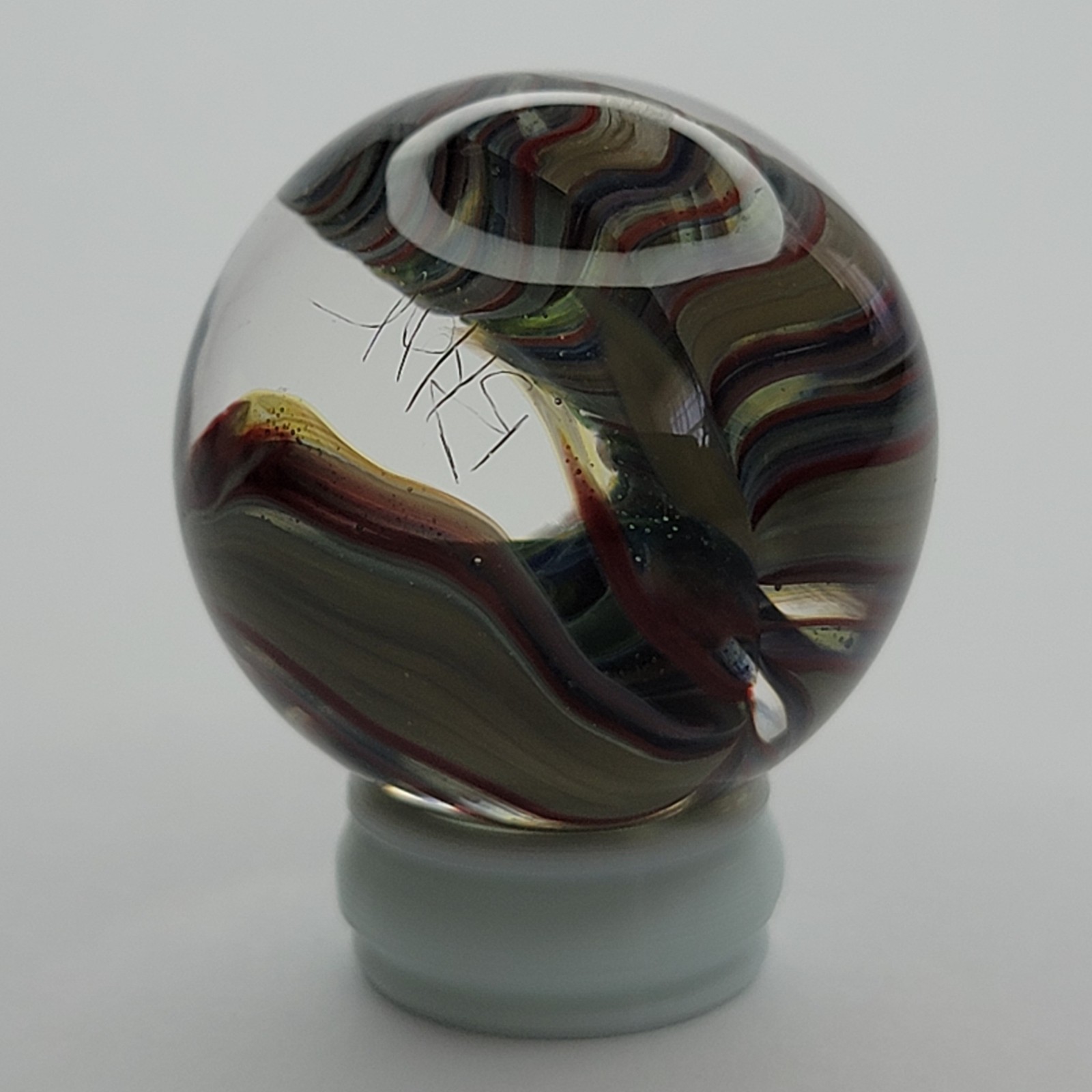 Glass Marble With Display Included lot #6753